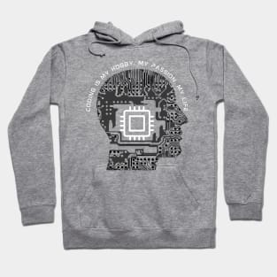 Coding is my hobby, my passion, my life - Coding Hoodie